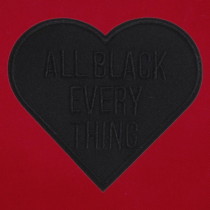 Badge Black Heart - 69