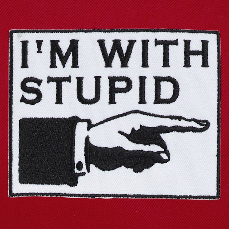 Badge Stupid - 160