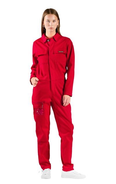 Rød performance russedress