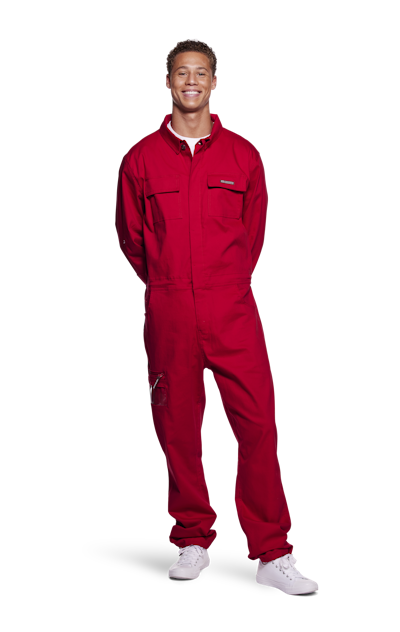 Rød performance russedress