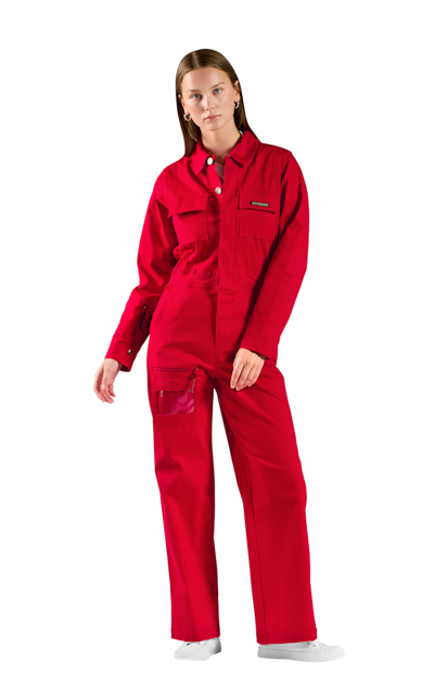 Rød performance russedress