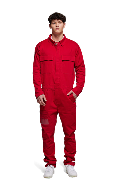 Rød performance russedress