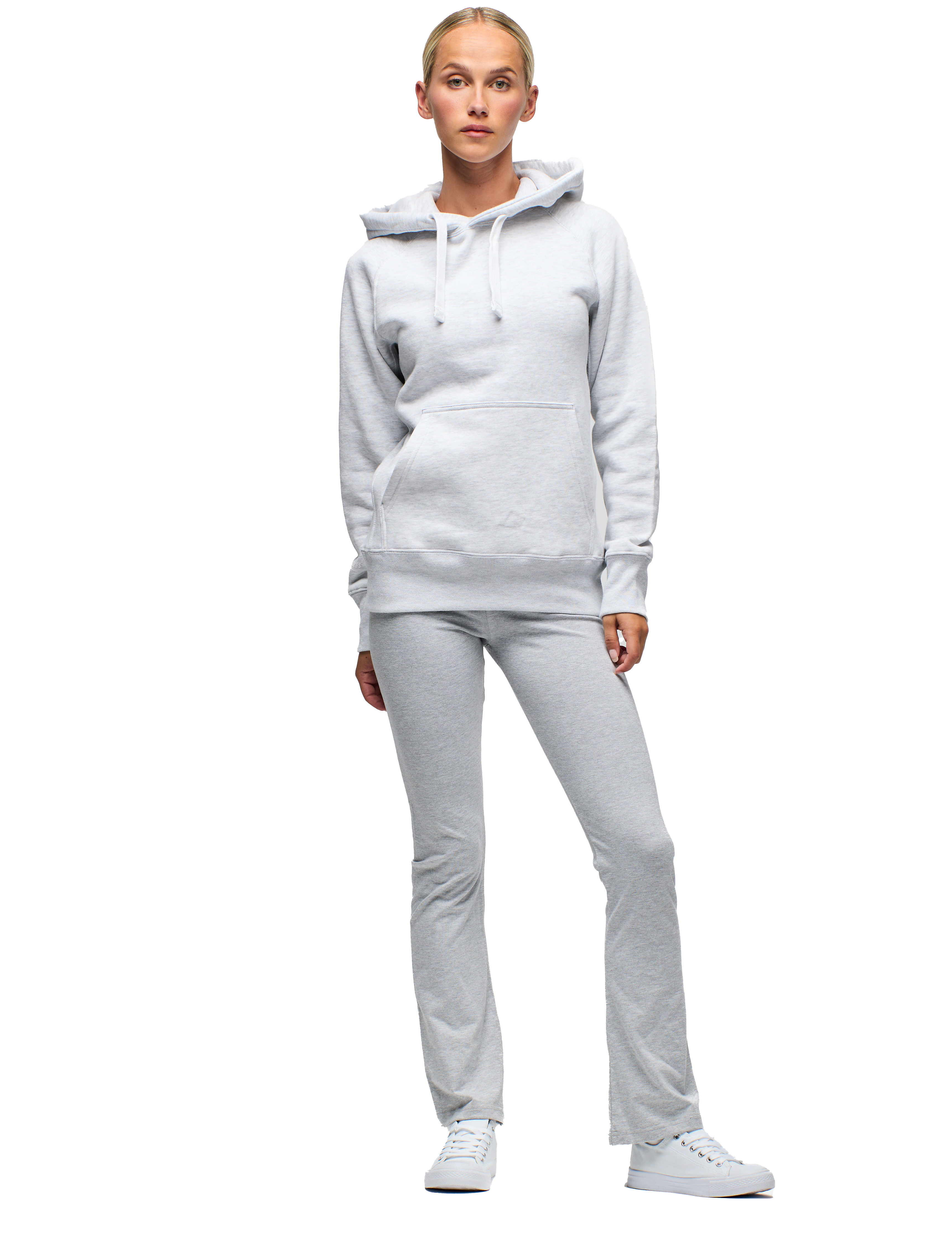 Felles Russegenser Hood Lys Grå