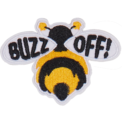 Strykestæsj Badge Buzz Off - 216