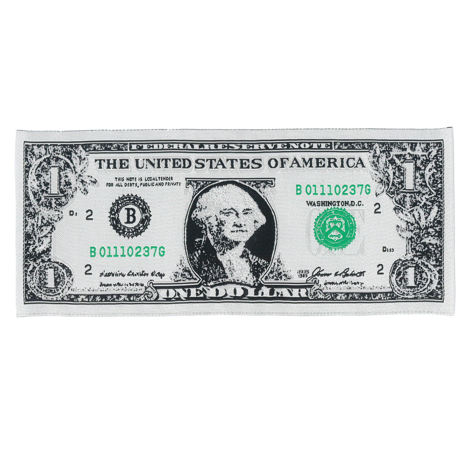 Vevd Badge Dollar - 228 - Leveres uten lim på baksiden