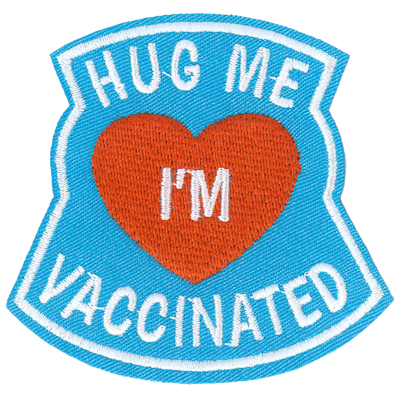 Strykestæsj Badge Hug Me - 207