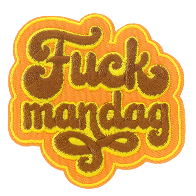 Strykestæsj Badge Fuck Mandag - 308