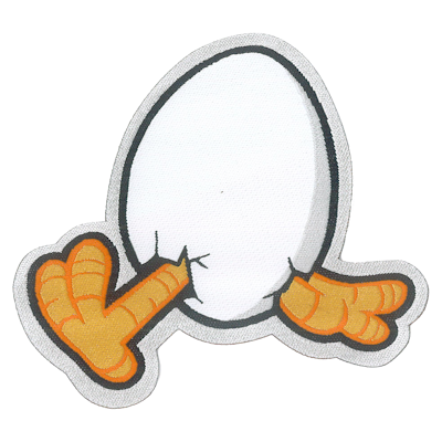 Strykestæsj Vevd Badge Egg - 313