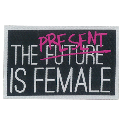 Strykestæsj Vevd Badge Present Female - 317