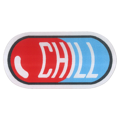 Strykestæsj Vevd Badge Chill - 330