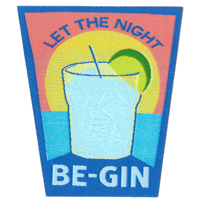 Strykestæsj Vevd Badge Be-Gin - 333