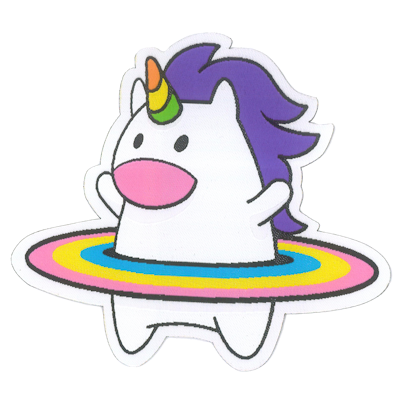 Strykestæsj Vevd Badge Enhjørning - 337