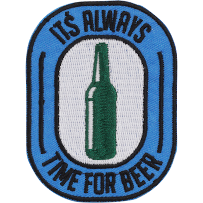 Strykestæsj Badge Time For Beer - 04