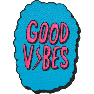 Strykestæsj Badge Good Vibes - 34