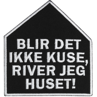 Strykestæsj Badge Kuse Huse - 38