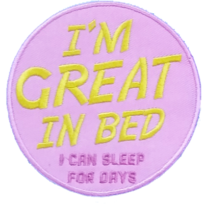 Strykestæsj Badge Great in bed - 61