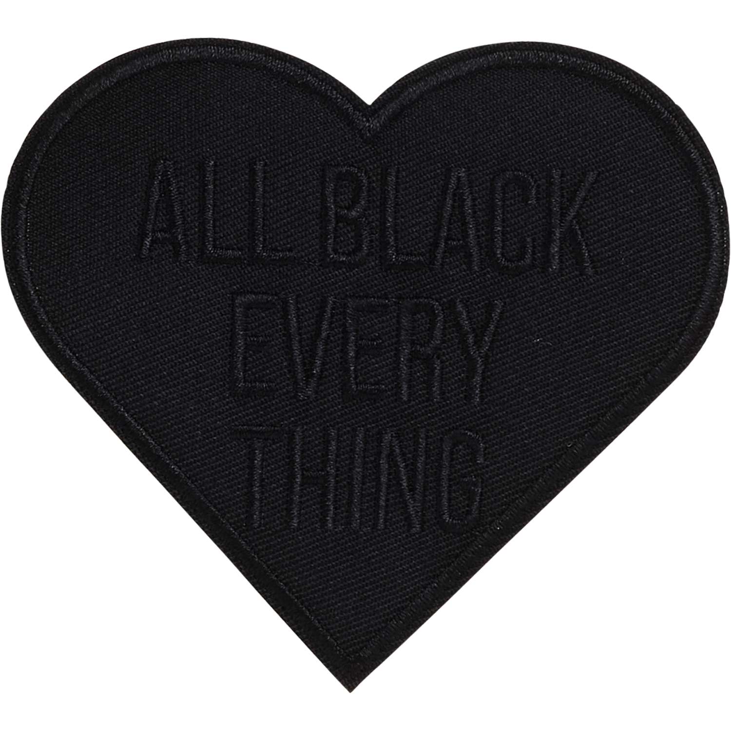 Badge Black Heart - 69