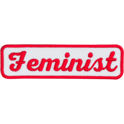 Strykestæsj Badge Feminist - 80