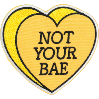 Strykestæsj Badge Not your BAE - 85