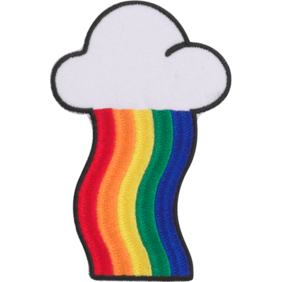 Strykestæsj Badge Sky Rainbow - 86