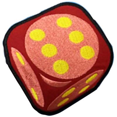 Strykestæsj Badge Dice 6 - 103