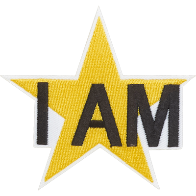 Strykestæsj Badge I Am Star - 123