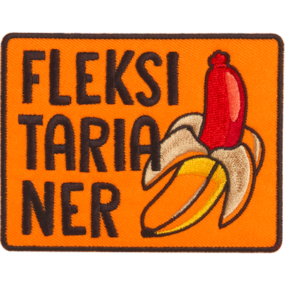 Strykestæsj Badge Fleksitarianer - 126