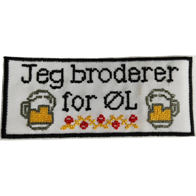 Strykestæsj Badge Brodere for Øl - 140