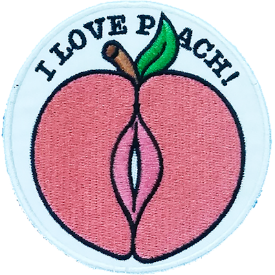 Strykestæsj Badge Peach - 158