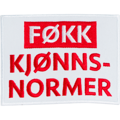 Strykestæsj Badge Kjønnsnormer - 165