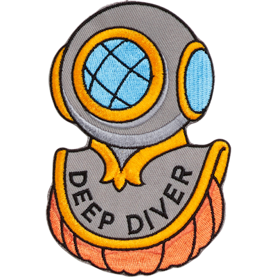 Strykestæsj Badge Diver - 180