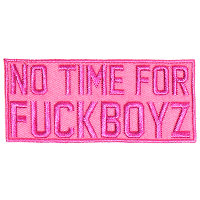 Strykestæsj Badge FuckBoys Pink - 192
