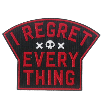 Strykestæsj Badge I Regret - 203