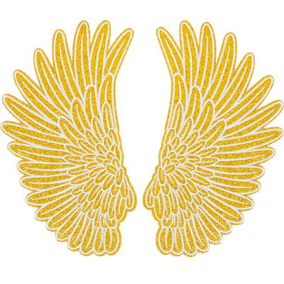 Strykestæsj Ryggbadge - Wings