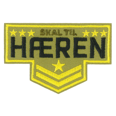 Strykestæsj Badge Skal til Hæren - 247