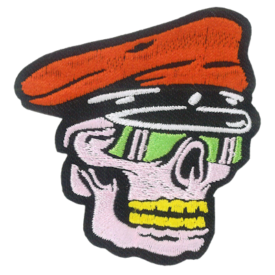 Strykestæsj Badge Skalle - 248