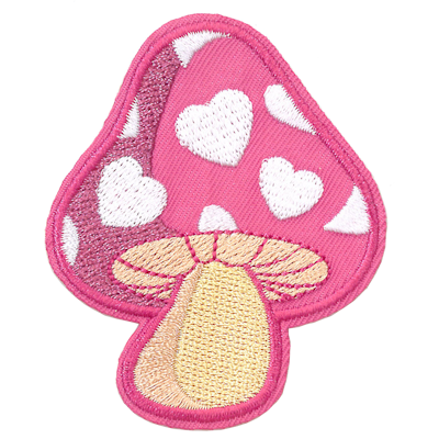 Strykestæsj Badge Sopp - 350