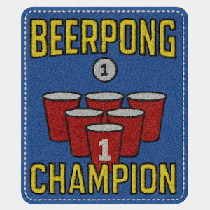 Badge Beerpong Champion