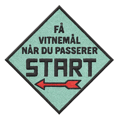 Strykestæsj Badge Monopol - Start