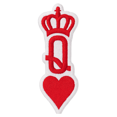 Strykestæsj Badge Queen Hearts
