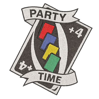 Strykestæsj Badge Uno - Party Time