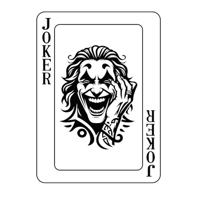 Strykestæsj Badge Joker