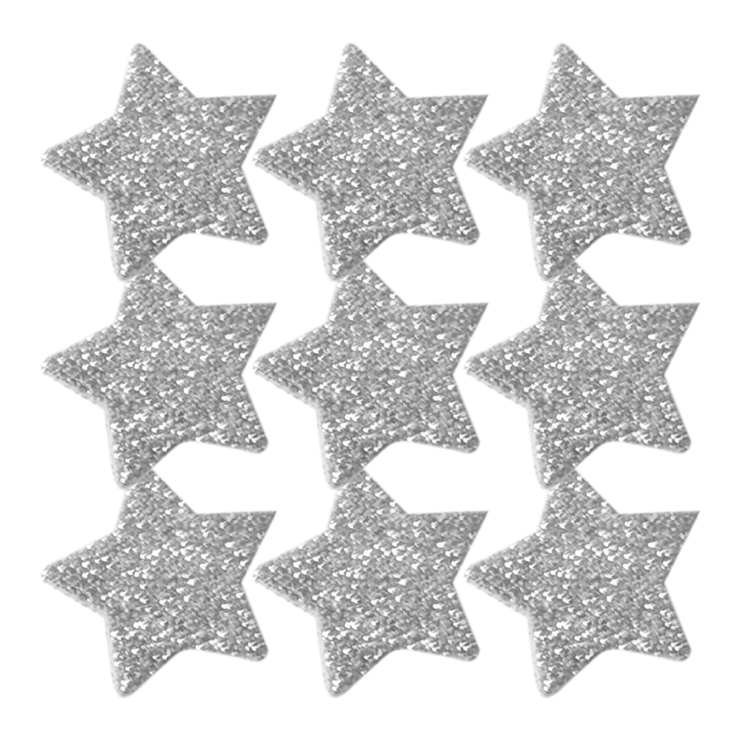 Badgesett Glitter Sølv 29 mm