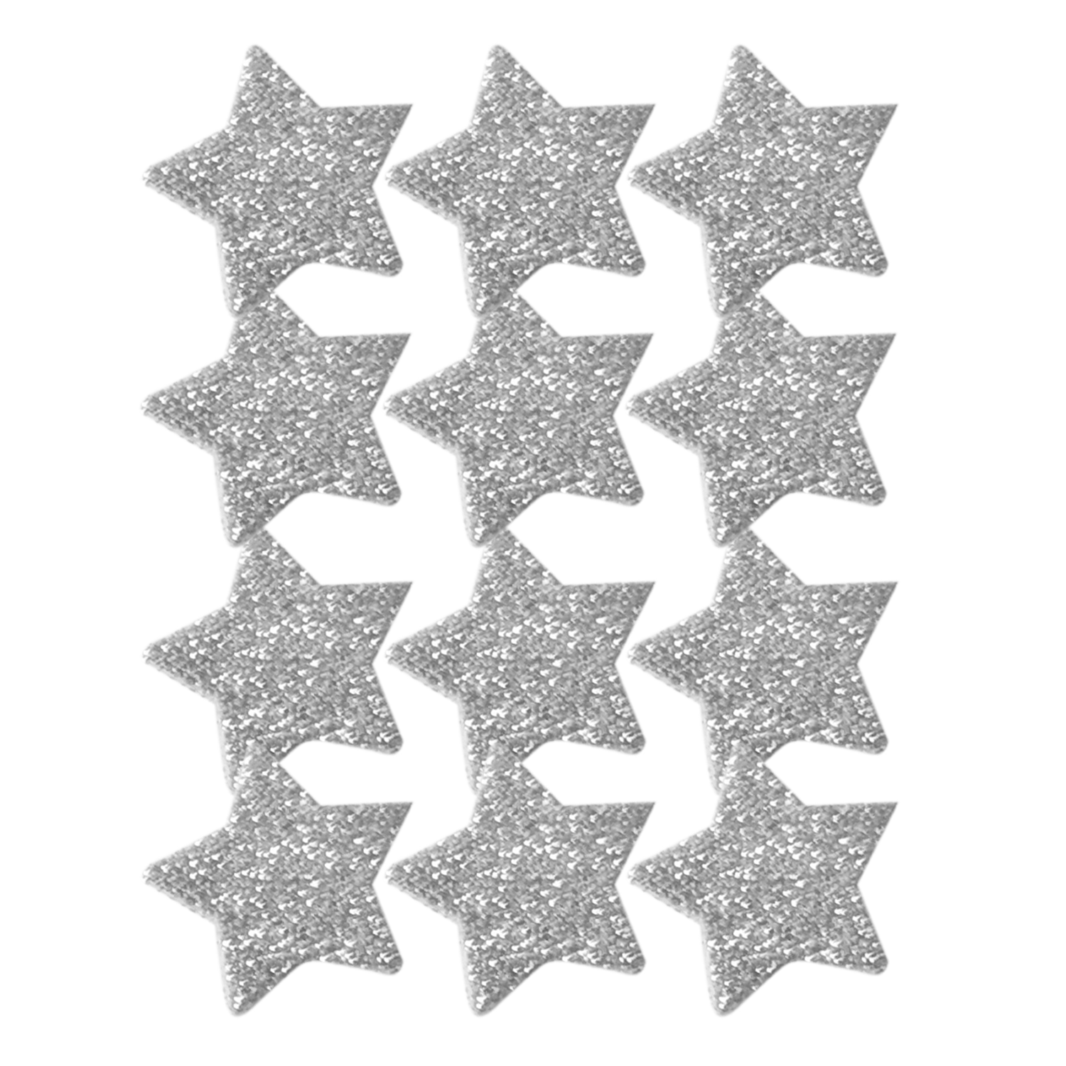 Badgesett Glitter Sølv 19 mm