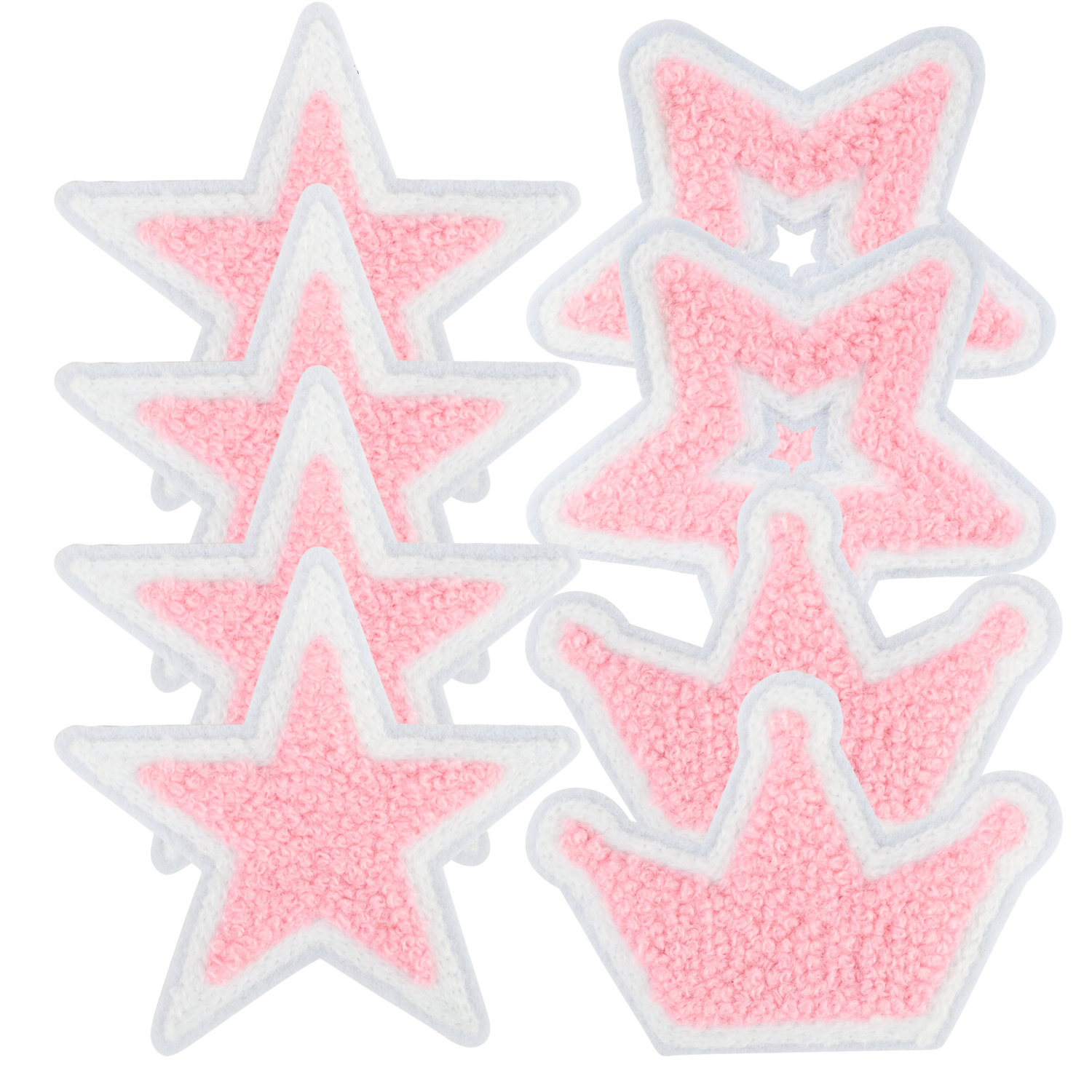 Badgesett Rosa Fløff