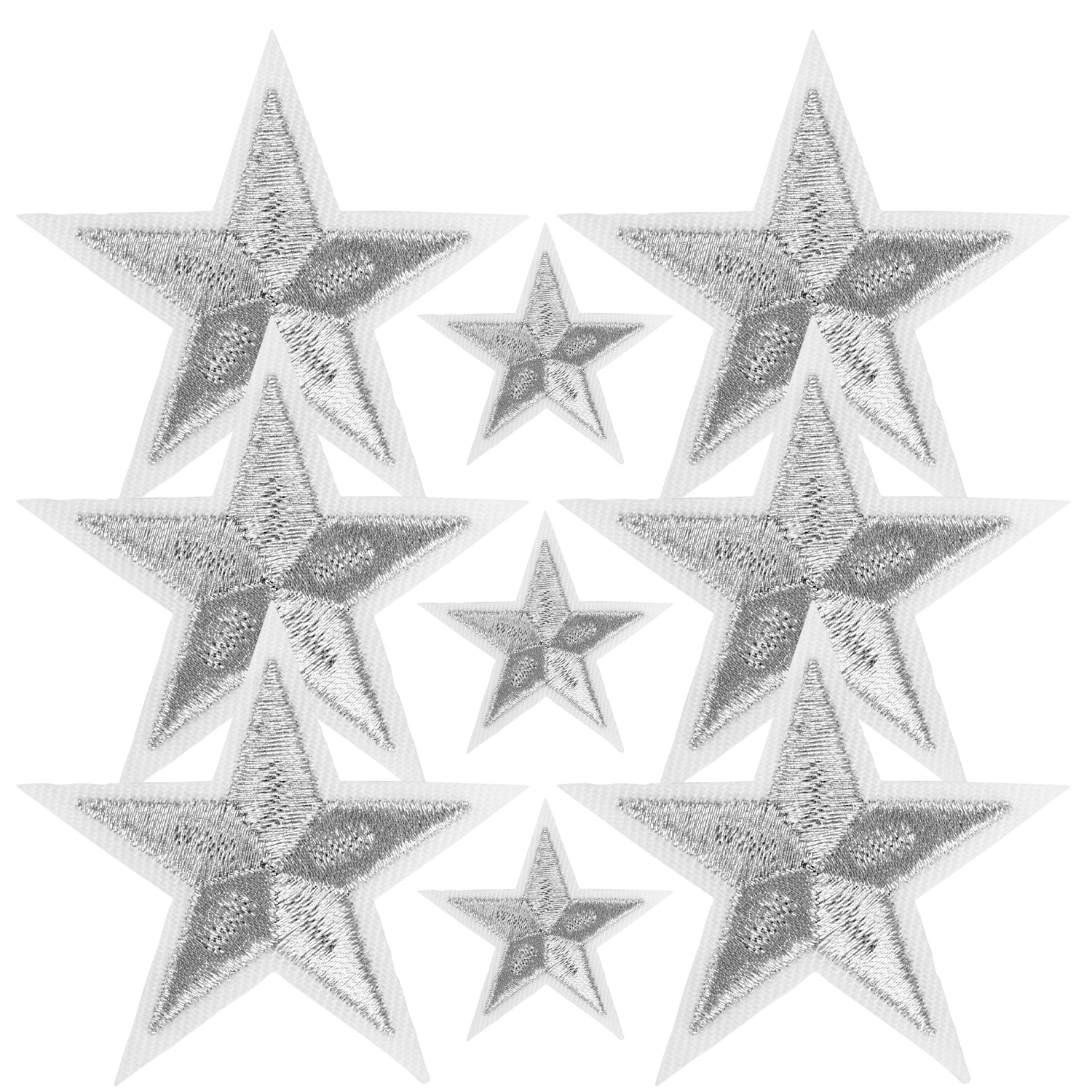 Badgesett Stjerner Sølv