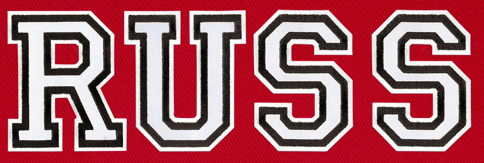 Brodert College Hvit 10 cm