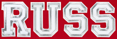 Strykestæsj Brodert College Sølv 7,5 cm