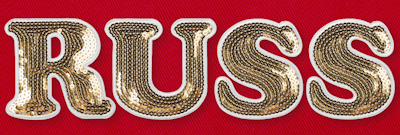 Strykestæsj Paljett Gull 10 cm