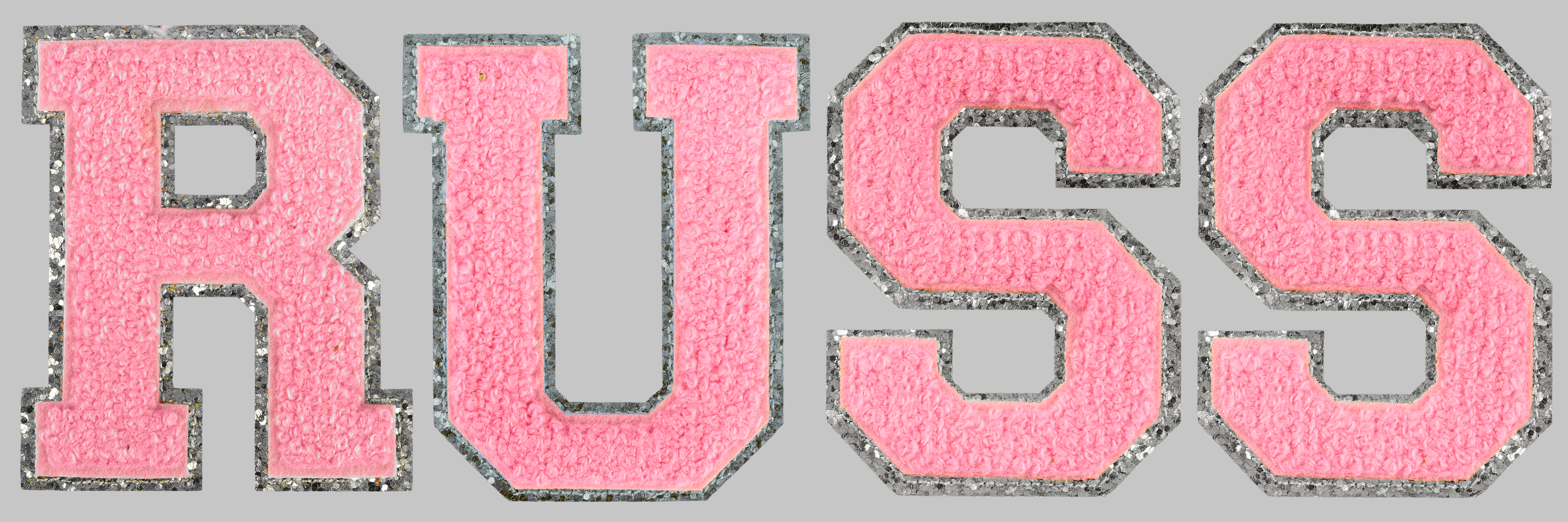 Fløff Rosa Sølv 7,5 cm